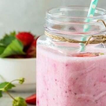 Keto Strawberry Shake