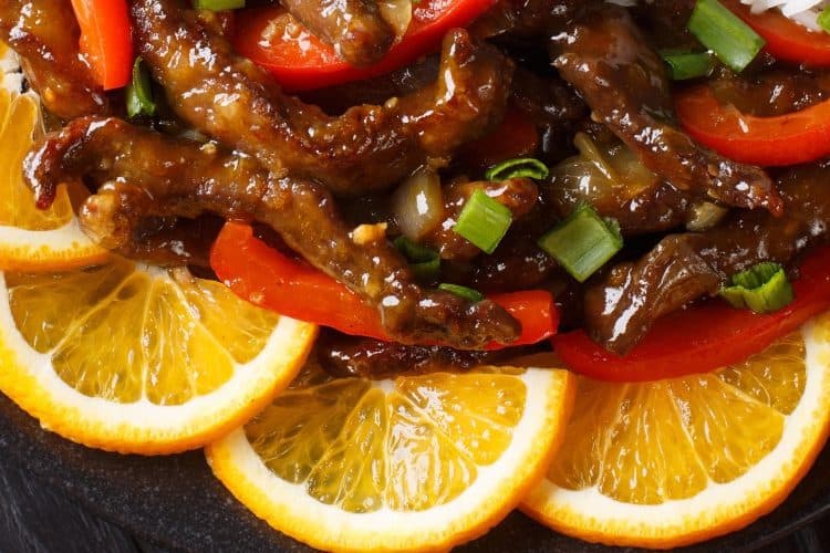 Chinese Beef Stir-Fry Recipe with Orange