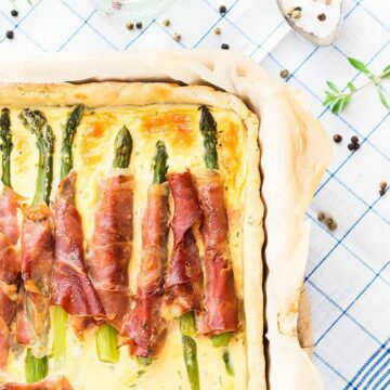 Keto Ham & Asparagus Bake