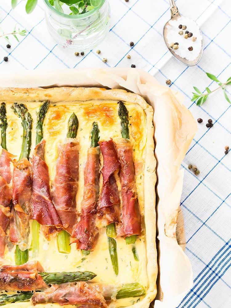 Keto Ham & Asparagus Bake