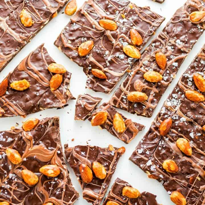 Keto Salted Almond And Coconut Bark