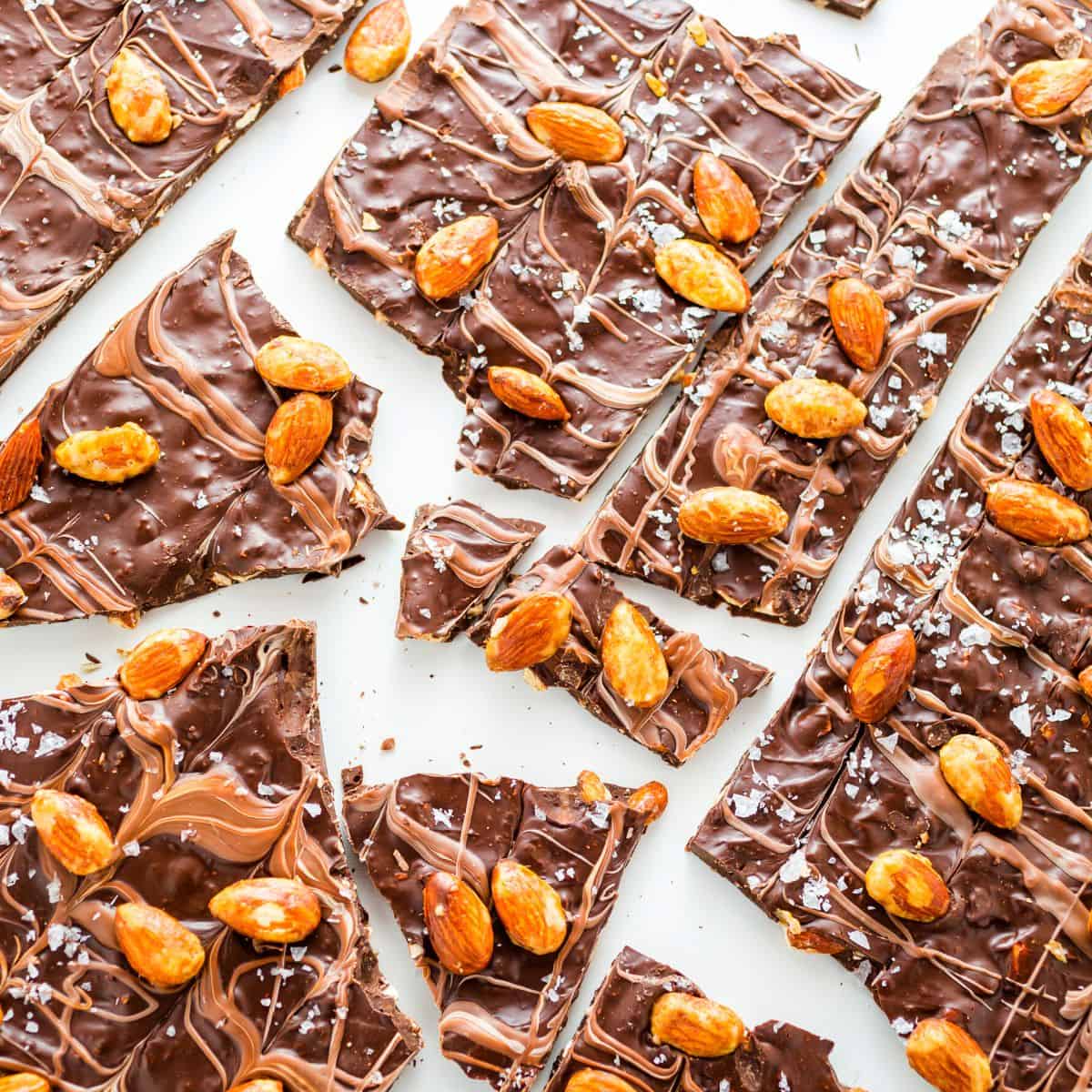 Keto Salted Almond and Coconut Bark Keto Salted Almond And Coconut Bark