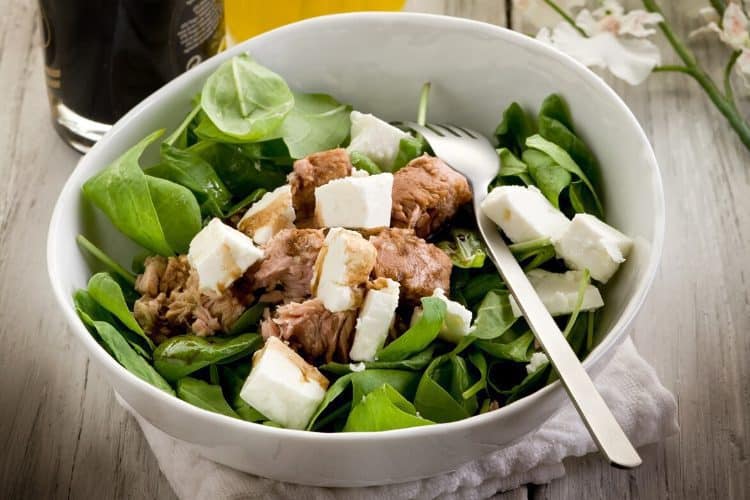 Keto Simple Tuna Salad with Feta