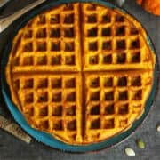 Keto Spiced Pumpkin Waffles