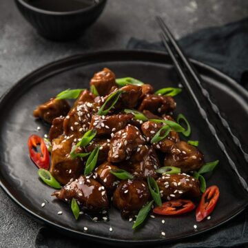 Keto Sticky Sesame Beef