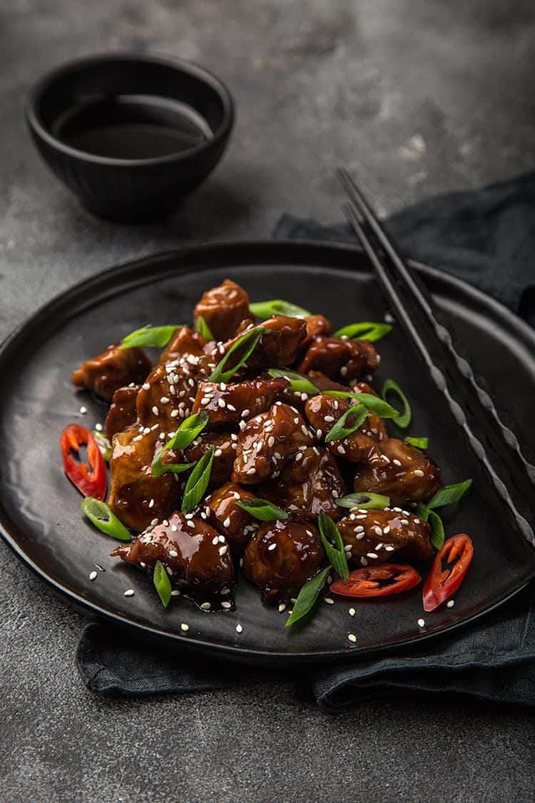 Keto Sticky Sesame Beef