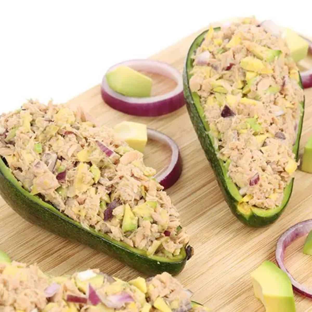 Keto Tuna Avocado Salad