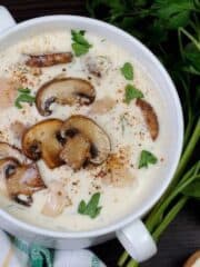 Low Carb Chicken Mushroom Soup