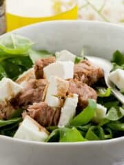 Simple Lunch Salad with Tuna