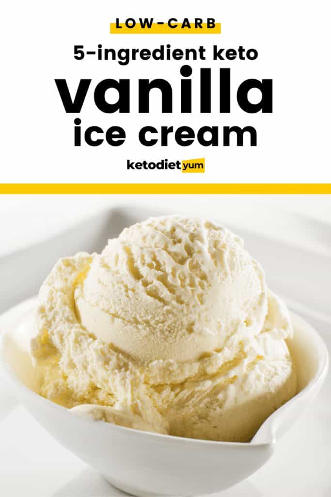 Keto Vanilla Ice Cream Recipe