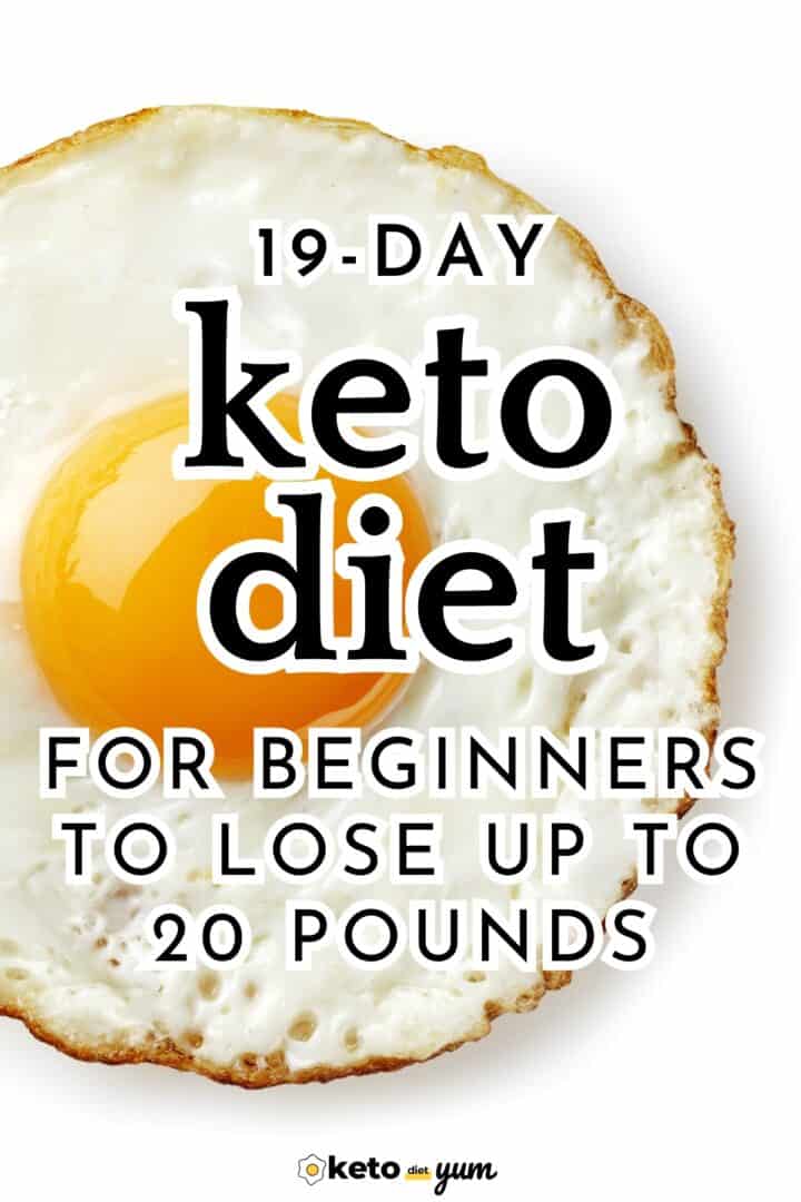 19-Day Keto Diet Plan for Beginners with Easy Meal Plan