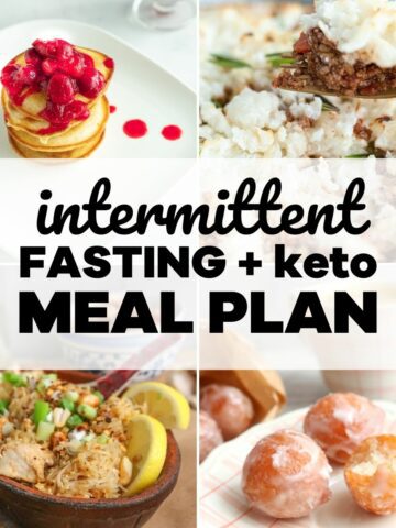 Keto Intermittent Fasting Meal Plan