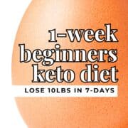 Keto! Ketones! Ketosis!… The ketogenic diet can be so confusing for beginners. Learn what it all means here and start your low-carb lifestyle with this 7-day complete guide to the keto diet for beginners!