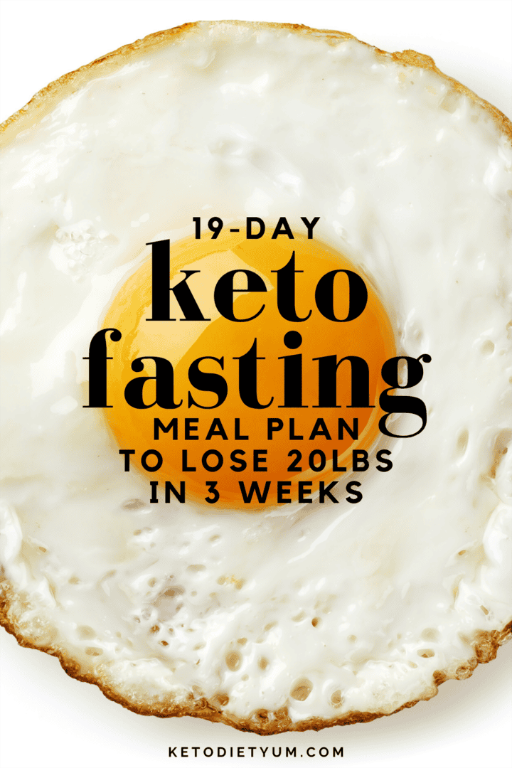 19-Day Keto Diet Plan for Beginners with Intermittent Fasting