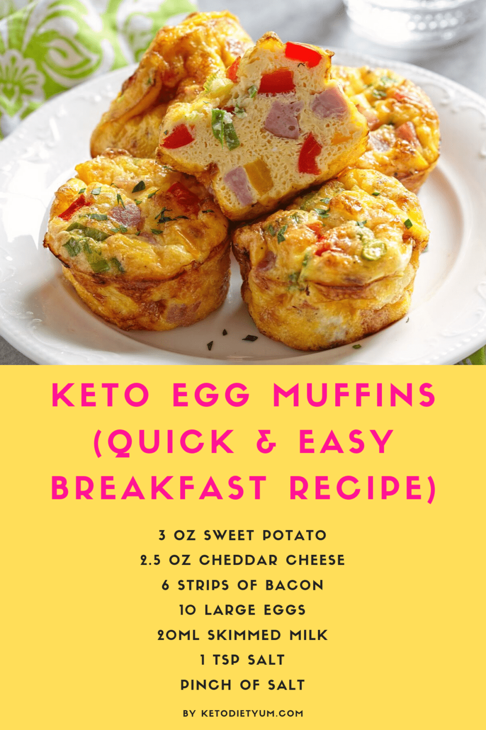 This gluten-free Keto Egg Cup (or Keto Egg Muffin as it’s sometimes referred to) recipe is a good example of something that is easy to make and good for all the family to enjoy. #ketodiet #ketorecipes #lowcarbrecipes