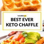 Easy Keto Chaffle Recipe (ZERO Net Carbs!)