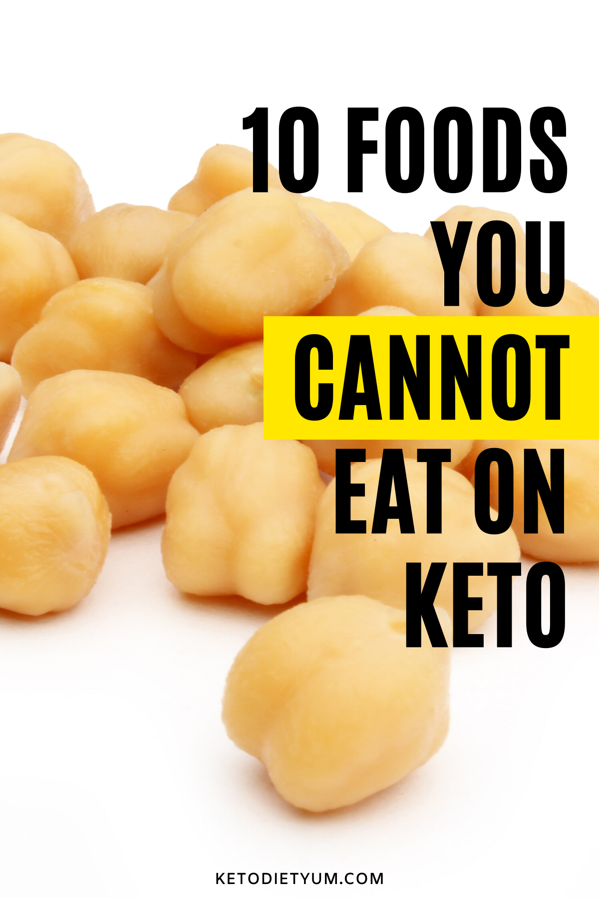 Check out these 10 healthy foods you must avoid on the low-carb keto diet. Don't eat these foods that will kick you out of ketosis! #ketodiet #ketogenic #lowcarb