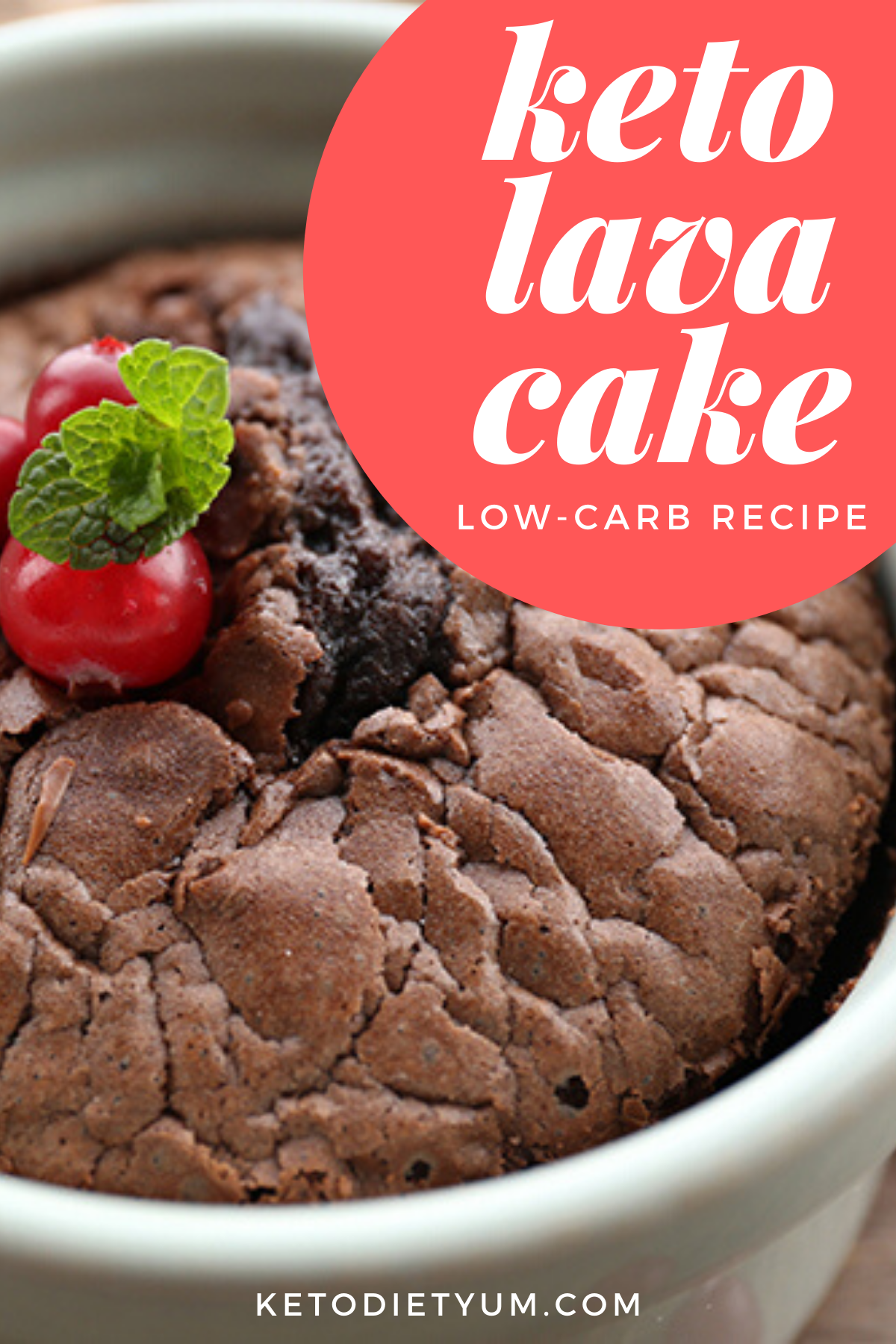 Delicious Keto Lava Cake (4g Net Carbs)