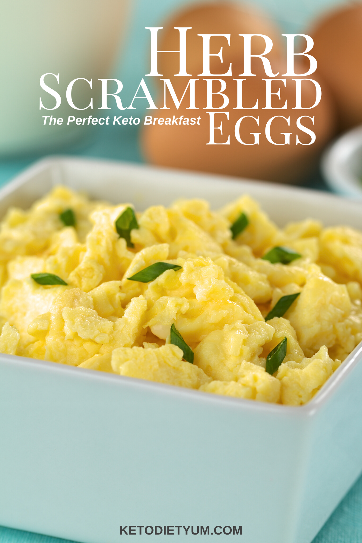 Keto Herbed Scrambled Eggs Recipe