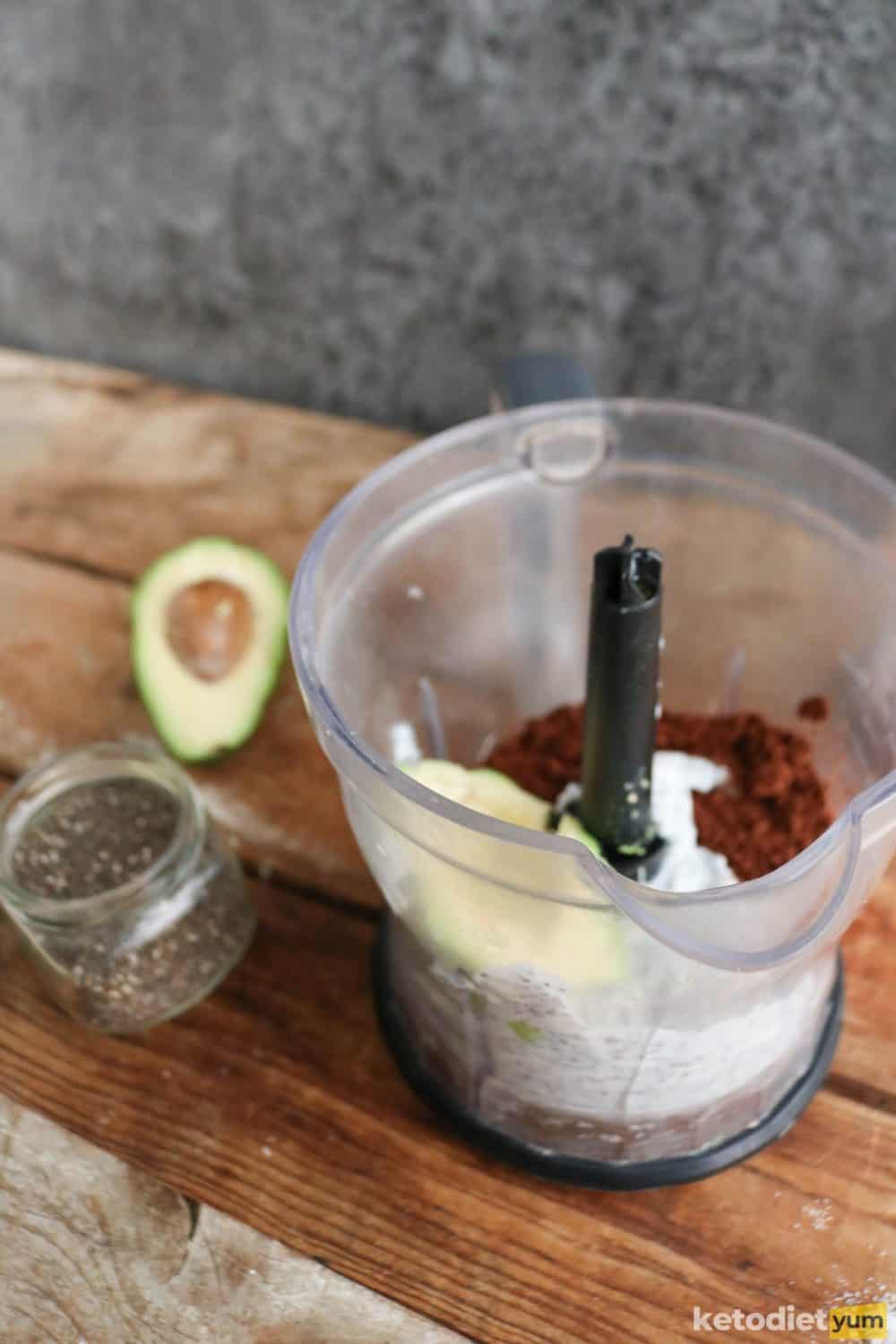 Keto Cacao Chia Pudding