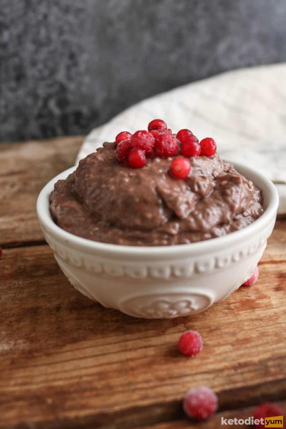 Keto Cacao Chia Pudding