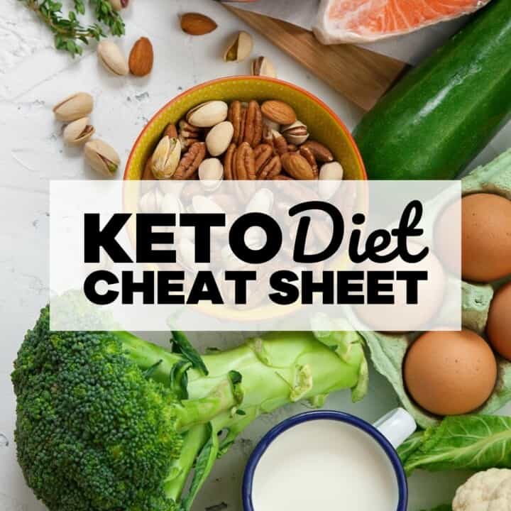 Keto Cheat Sheet to Start Your Keto Diet