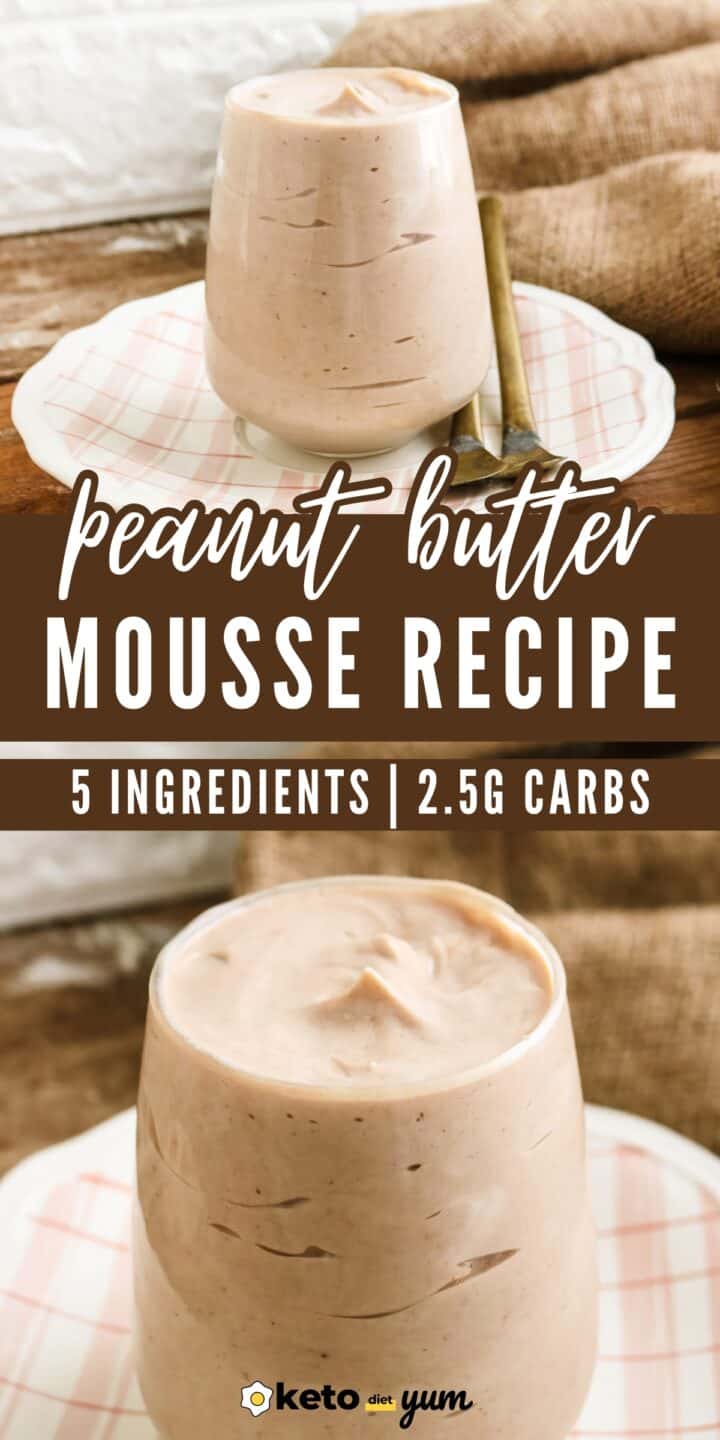 Best Low Carb Keto Peanut Butter Mousse