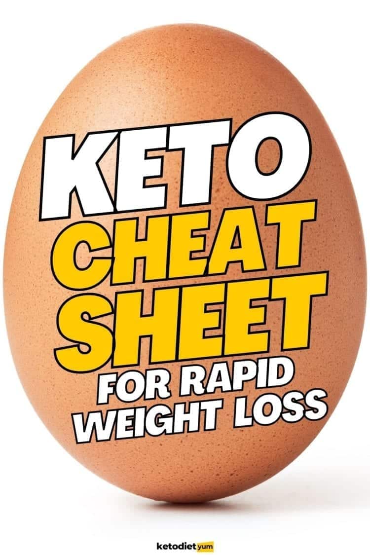 Keto Cheat Sheet To Lose 10 Pounds