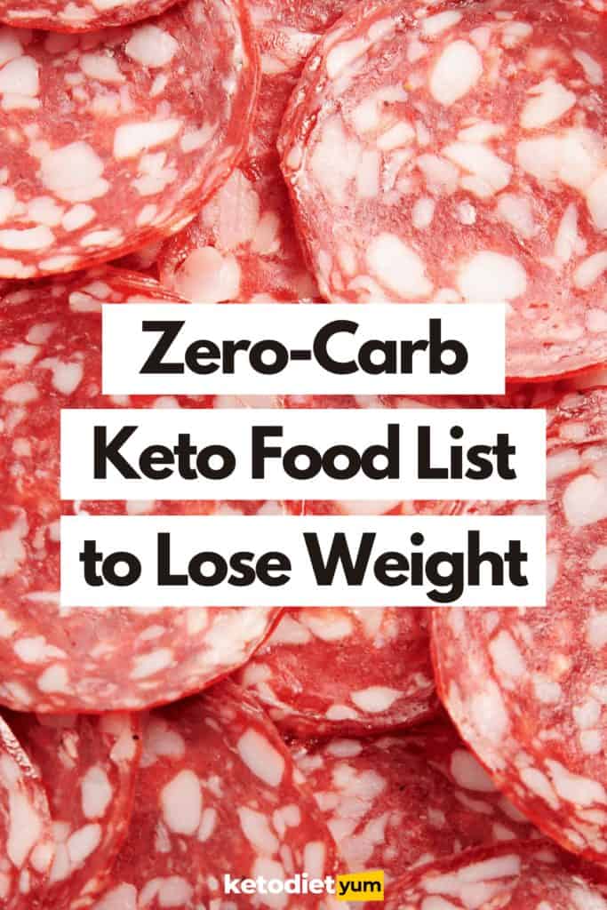 No-Carb Foods: Zero-Carb Foods for Your Keto Diet