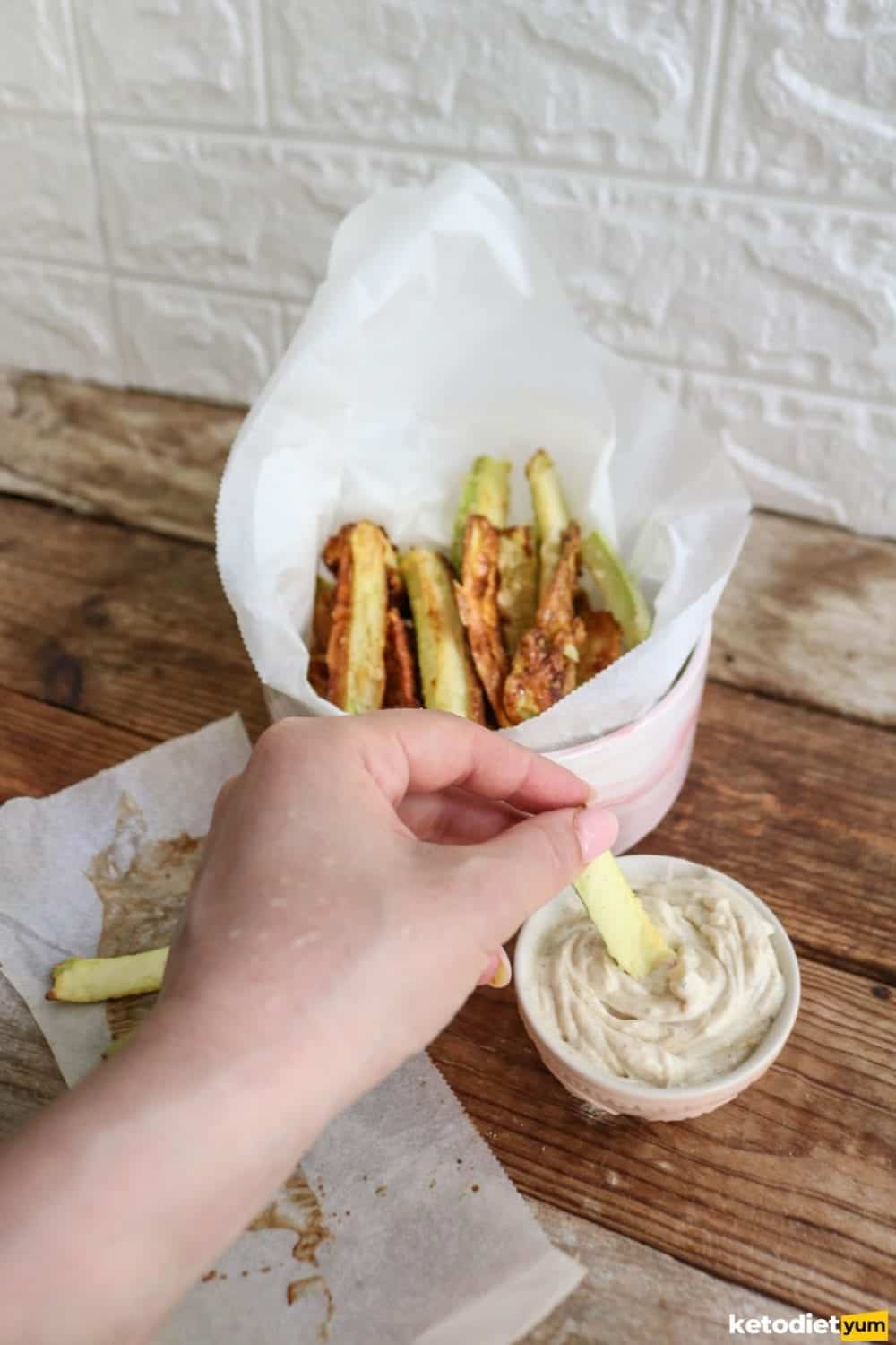 Keto Baked Zucchini Fries (Only 4 Ingredients!)