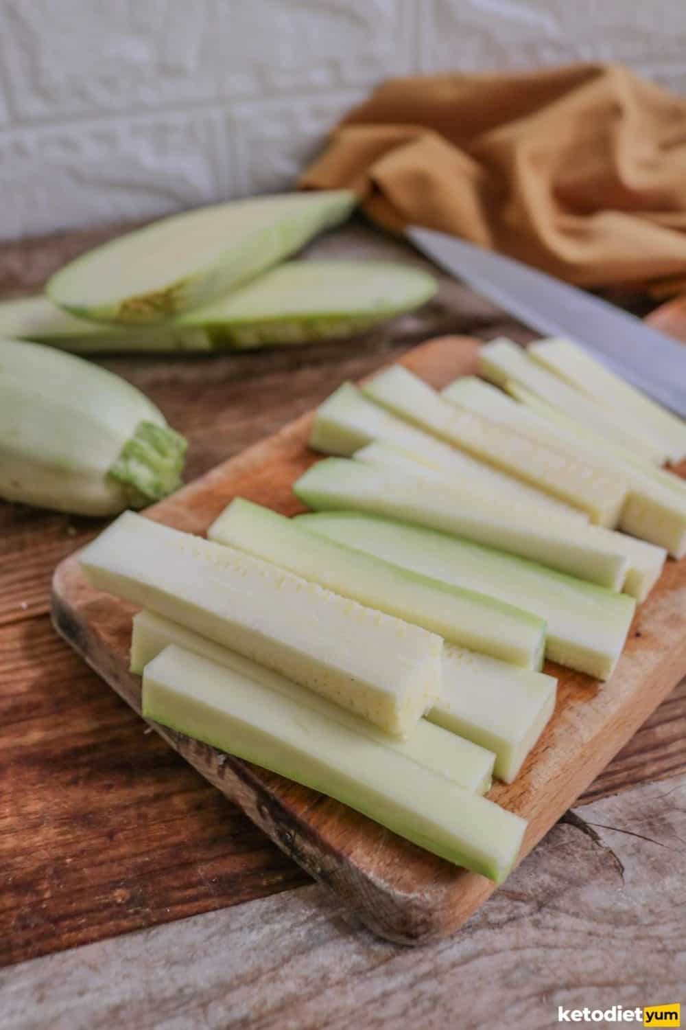 Keto Baked Zucchini Fries (Only 4 Ingredients!)