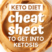 keto diet cheat sheet