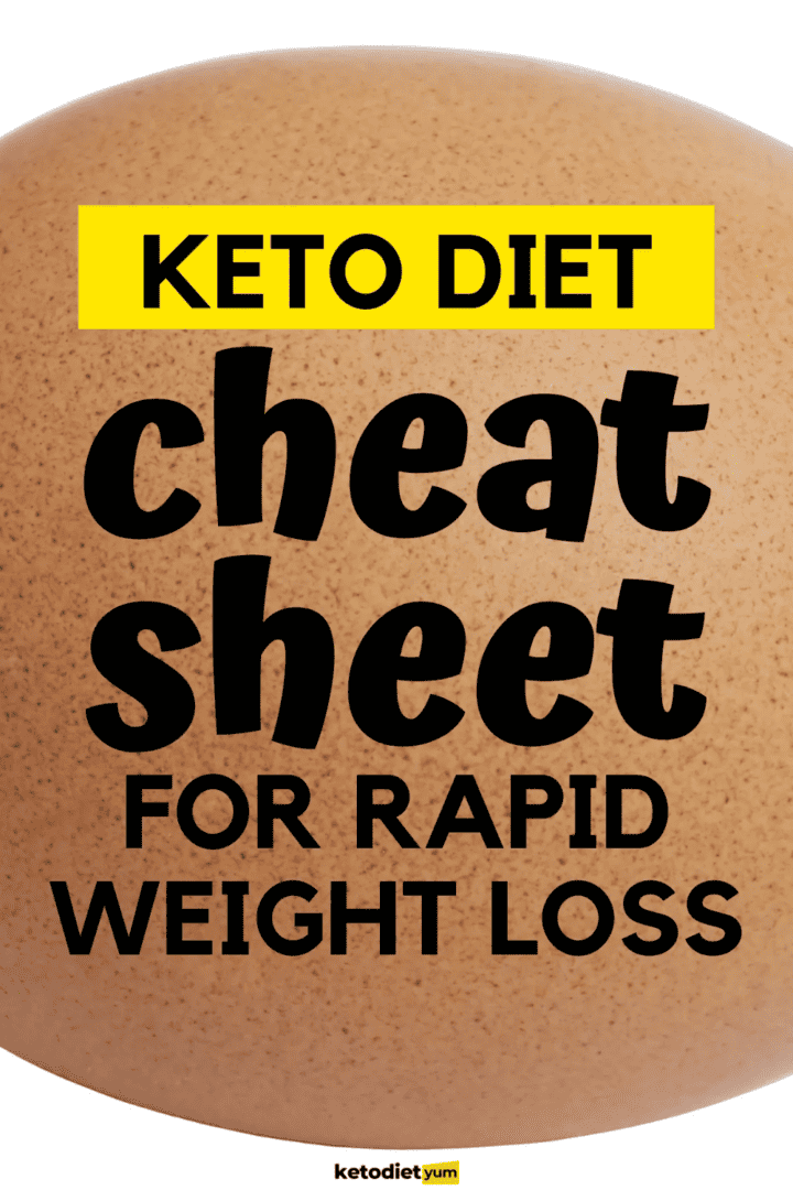 keto diet cheat sheet