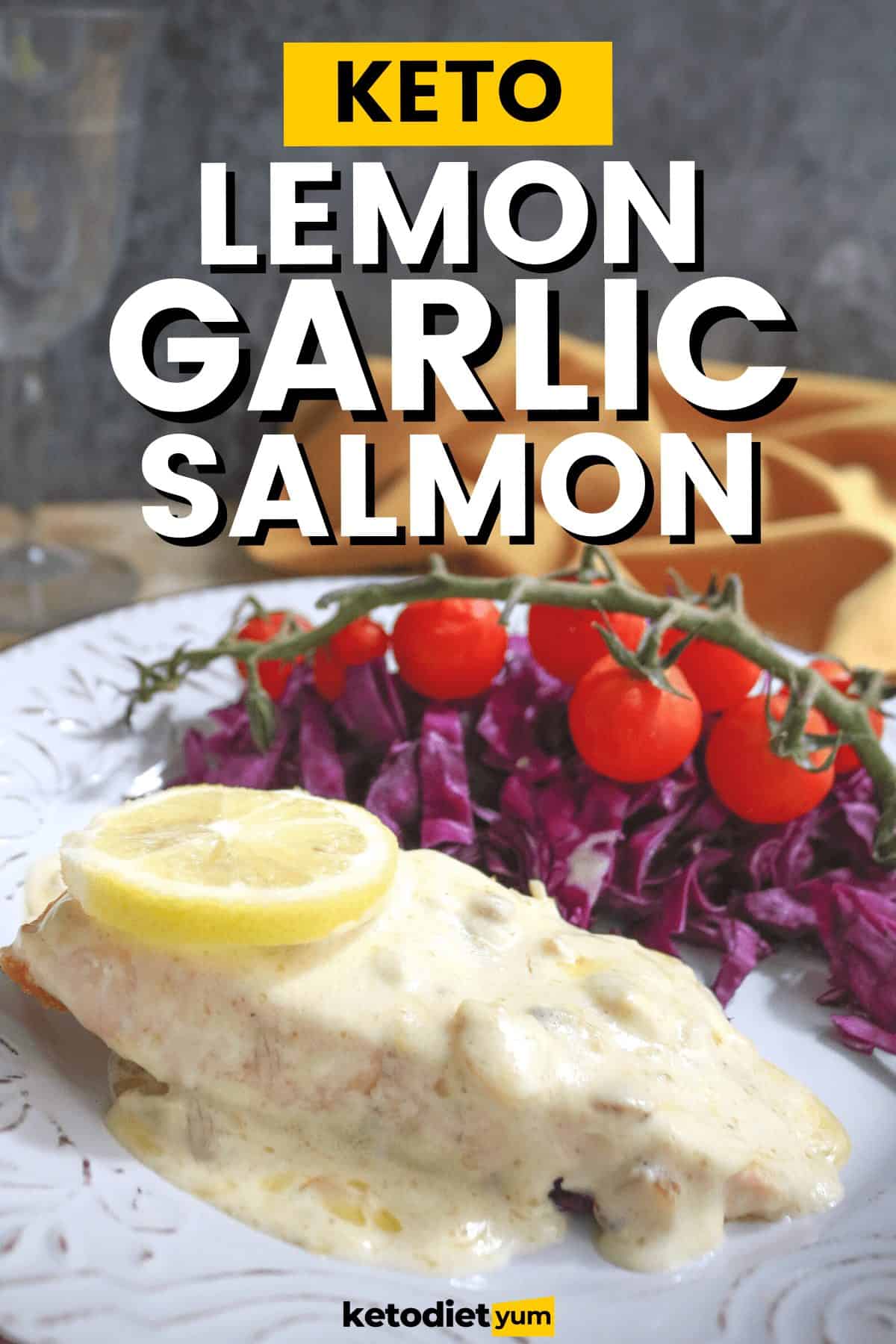 Keto Lemon Garlic Salmon Dinner Recipe Keto Diet Yum