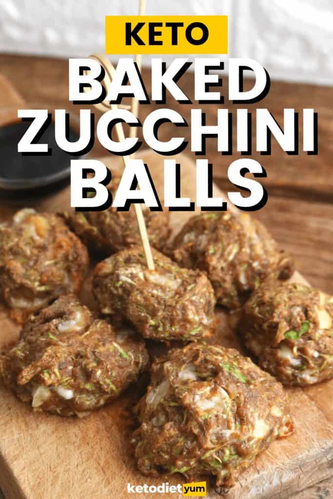 Healthy Keto Baked Zucchini Balls