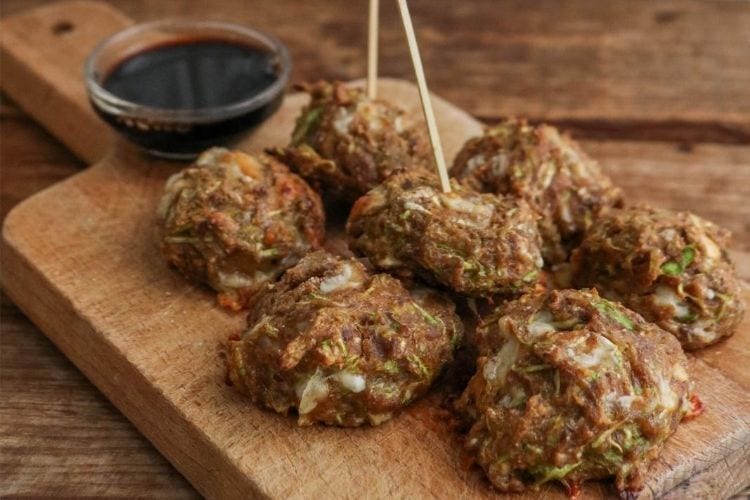 Baked Zucchini Balls