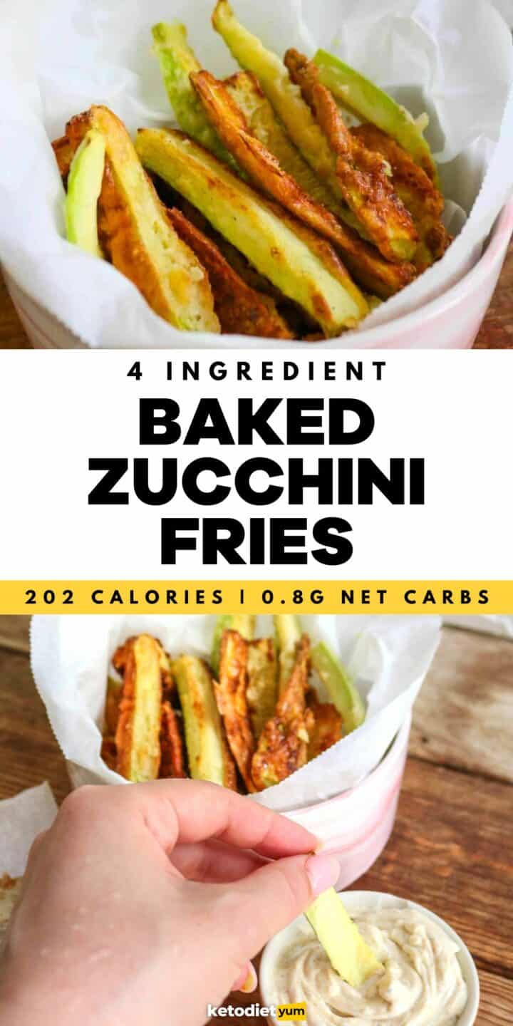 Keto Baked Zucchini Fries