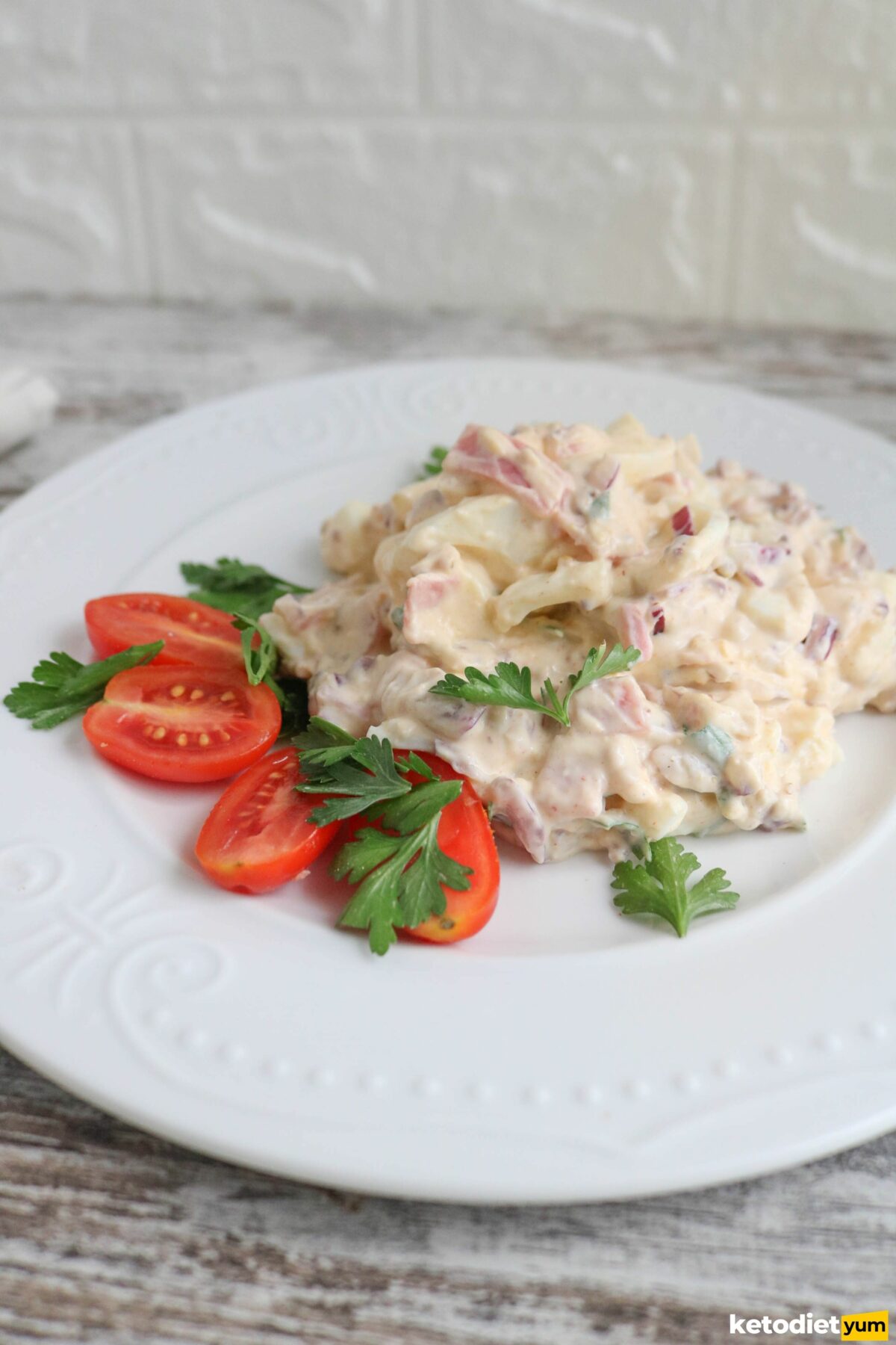 Easy Deviled Keto Egg Salad Easy Deviled Keto Egg Salad