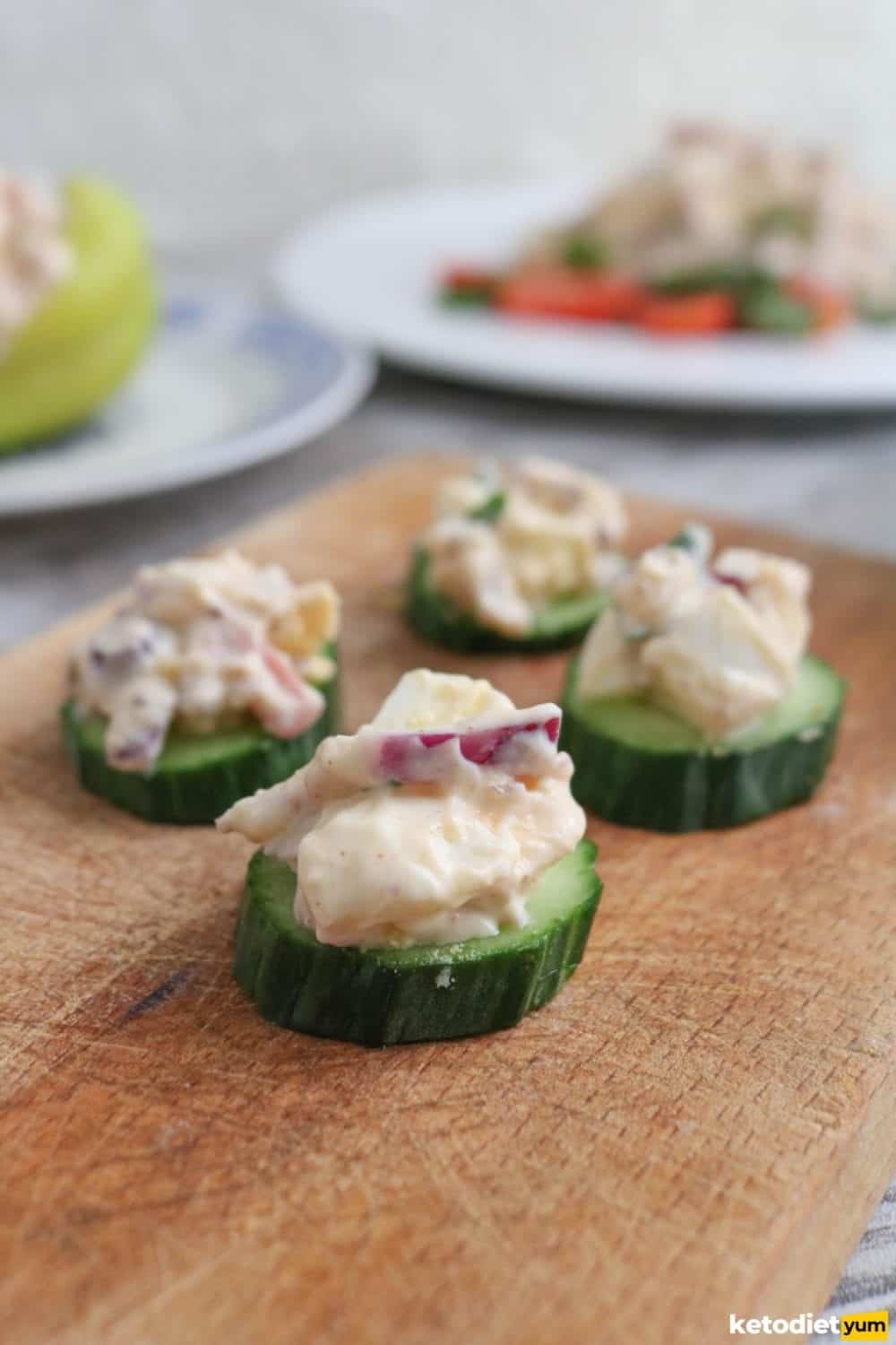 Easy Deviled Keto Egg Salad