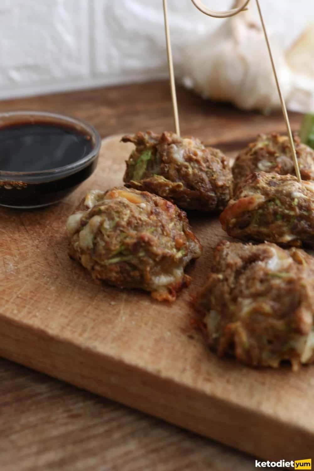 Healthy Keto Baked Zucchini Balls