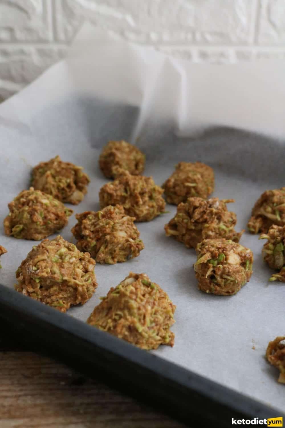 Healthy Keto Baked Zucchini Balls