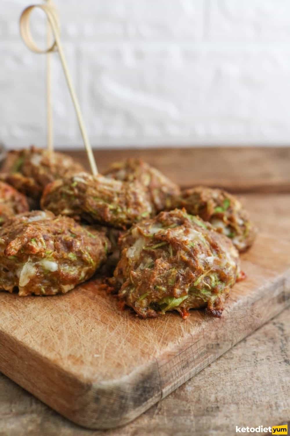 Healthy Keto Baked Zucchini Balls