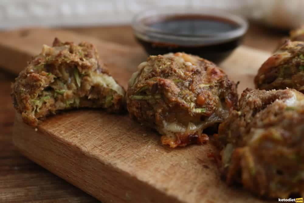 Healthy Keto Baked Zucchini Balls