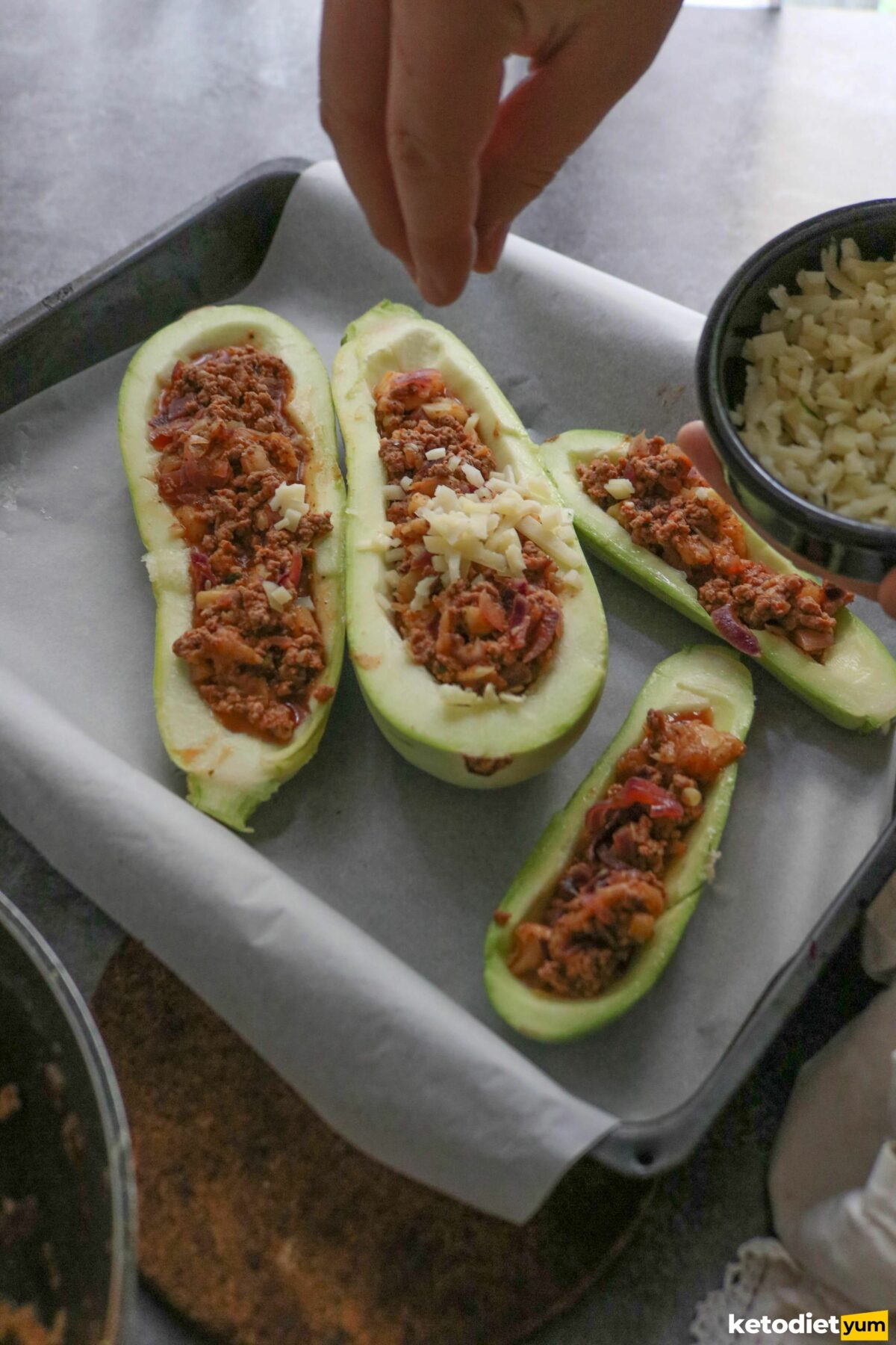 Healthy Keto Zucchini Boats Recipe