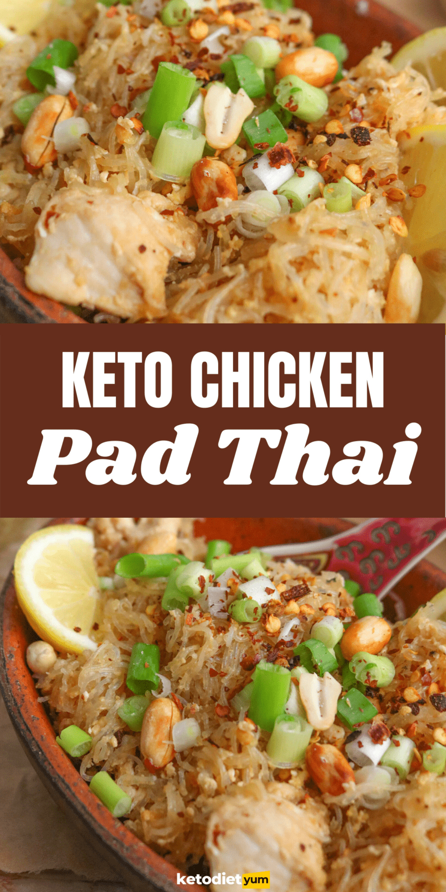 Keto Pad Thai with Chicken