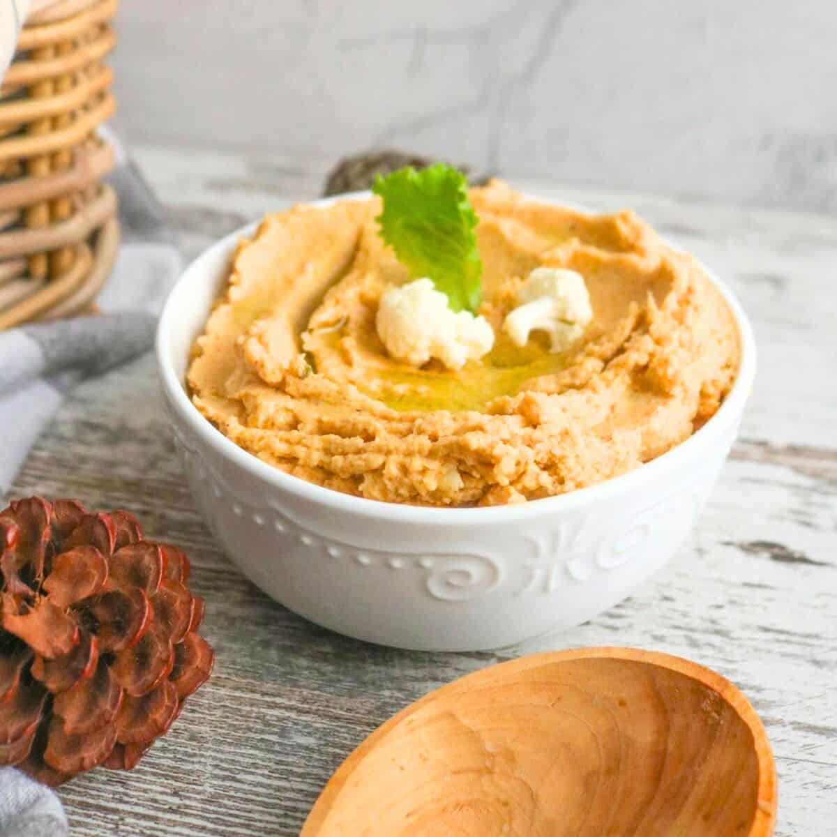 Keto Roasted Cauliflower Hummus Keto Roasted Cauliflower Hummus