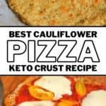 Best Keto Cauliflower Pizza Crust