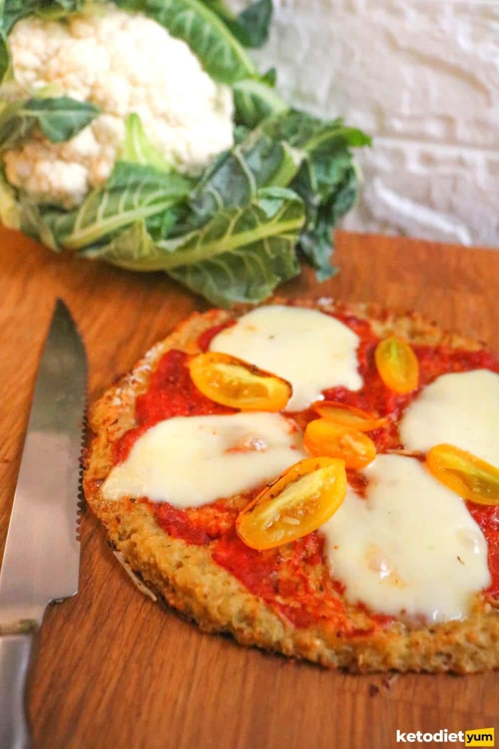 Best Keto Cauliflower Pizza Crust