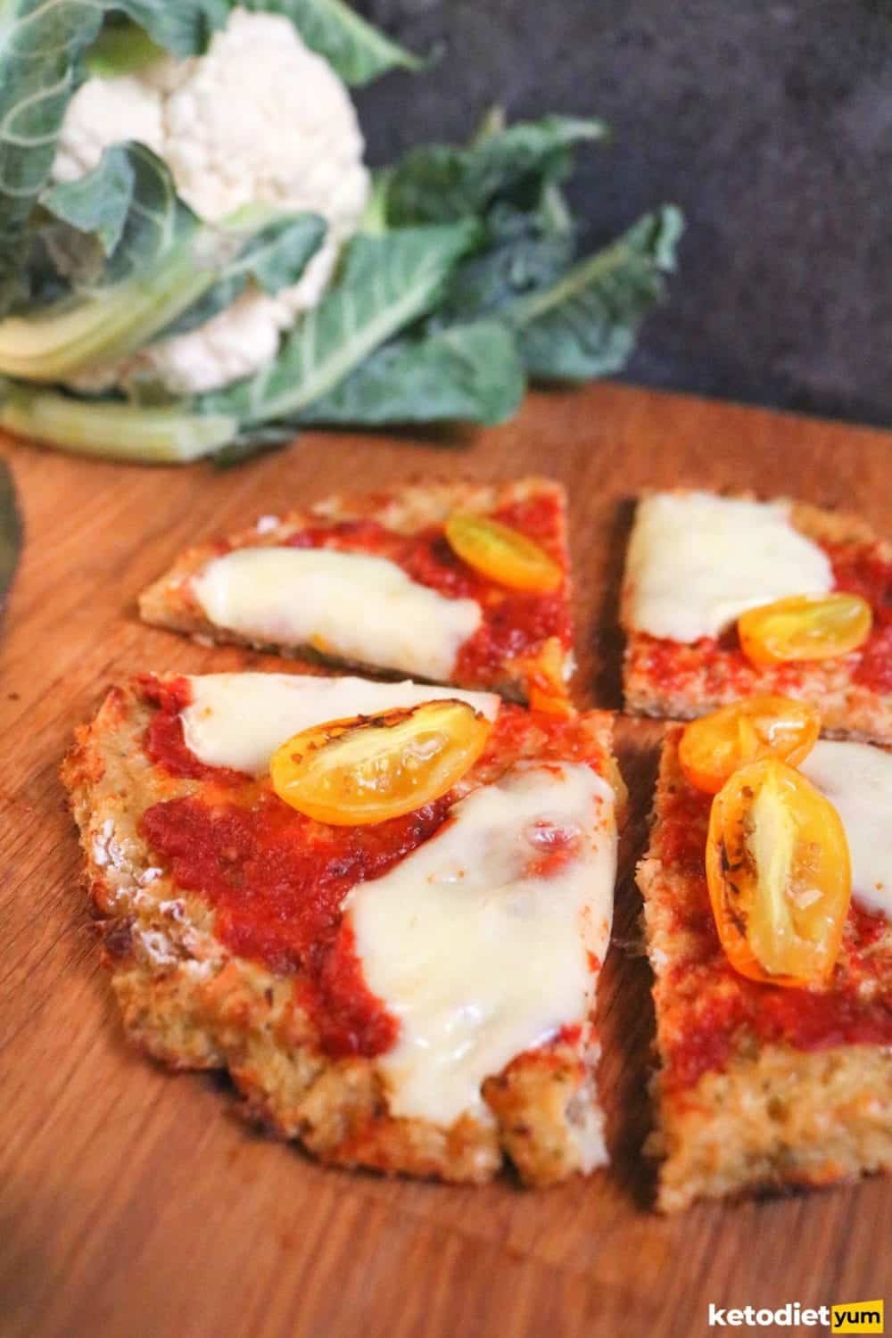 Best Keto Cauliflower Pizza Crust