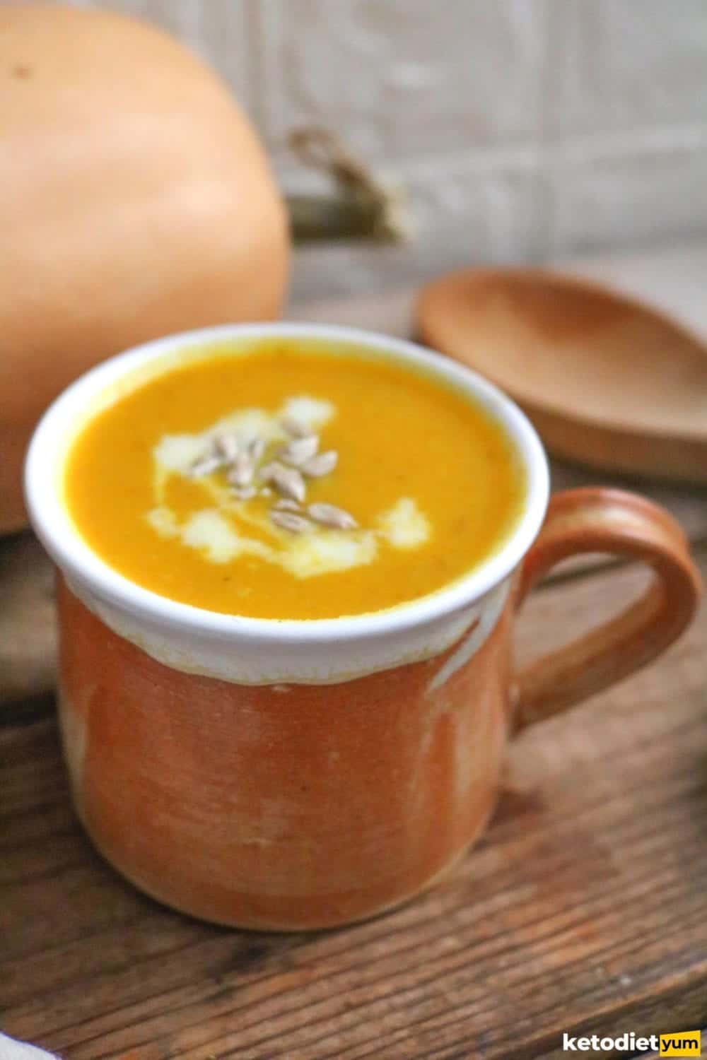 Creamy Keto Pumpkin Soup Recipe